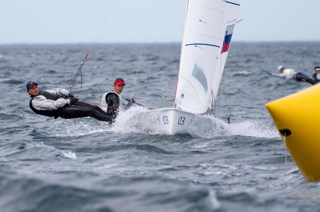 Tina MRAK and Veronika MACAROL (SLO64) - 2014 470 Men and Women World Championship © Nikos Alevromytis / Alen Photography http://www.alen.gr